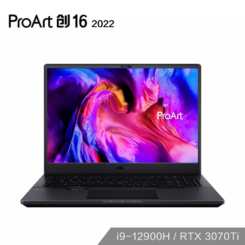 ProArt创16 2022第12代英特尔酷睿OLED 4K广色域高性能轻薄笔记本电脑  (i9-12900H 32G 1TB RTX3070Ti)